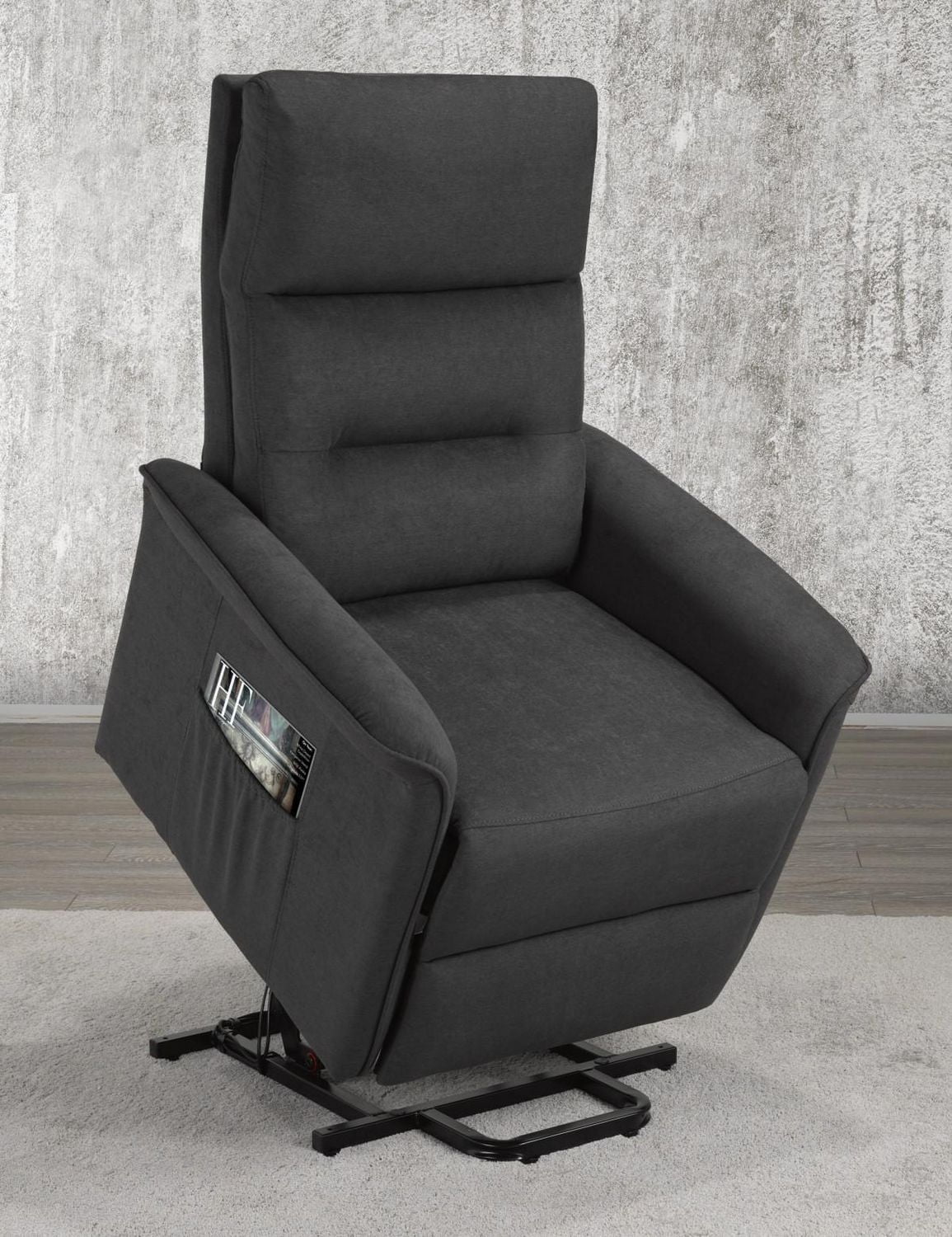 Ariel Recliner Lift Chair, Dark Grey