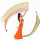 thumbnail image 4 of Par Veil Poi Throw Balls Cadena Ajustable De Seda Imitada Para Danza Del Vientre 8 Sunnimix disfraz de danza del vientre para mujer, 4 of 8