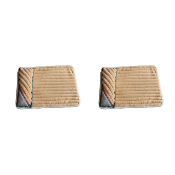 Methold Alfombrillas para perros de alta Almohada Cojín desmontable y lavable Gran espacio para mascotas Colchonetas para dormir Suministros Cojín almohada café pequeño 2Conjunto