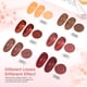 thumbnail image 2 of Set de esmaltes de uñas en gel CANNI Jelly Brown, 6 colores, 9 ml Soak Off, 2 of 9