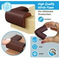 thumbnail image 5 of Komfortology Brown Foam Corner Protectors, 8 Count with 3M Adhesive, 5 of 9
