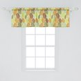 thumbnail image 2 of Ambesonne Leaves Window Valance, Soft Colored Autumn Foliage, 54" X 18", Multicolor, 2 of 3