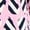 Pink, variant on Womens Printed Quarter Button 3/4 Sleeve Top Bubble Bath Combo S