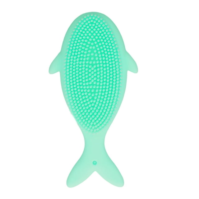 Cepillo de Baño Para Bebé, Cepillo de Ducha de Silicona para Limpieza y Masaje Suaves, Depurador de Baño de Silicona para Bebés y Niños
