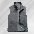 thumbnail image 2 of RUTAYY Men's Vest Coat Sleveless Solid Color Stand Collar Outdoor Work with Pocket Jacket Lesure Versatile Tops, 2 of 9