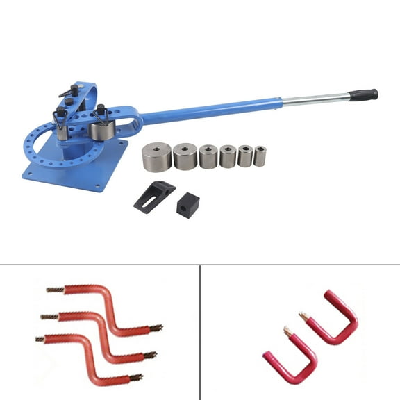 Premium Pipe Tube Bender 1-1/2mm Manual Tube Bender W/7 Dies Tubing Metal