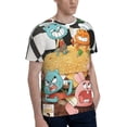 thumbnail image 4 of Amazing World of Gumball Shirt 3d Printed T Shirt Crewneck Short Sleeve Top Tees For Mens, 4 of 8