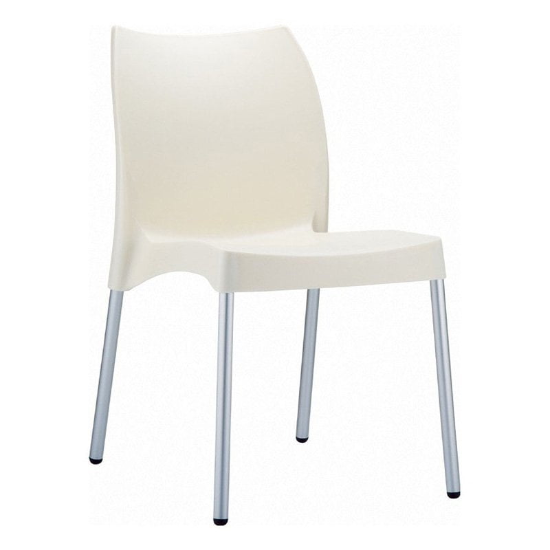 Compamia ISP049-BEI Vita Resin Outdoor Dining Chair Beige Set of 2 by Compamia