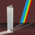 thumbnail image 3 of Prisma triangular de vidrio óptico de 6 pulgadas para enseñar física de espectro de luz y prisma de fotografía fotográfica, 150 mm Xemadio WRMH-15, 3 of 6