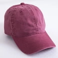 thumbnail image 1 of LinYooLi New Washed Cotton Pure Color Light Board Women Men Baseball Cap Multi-Color Optional Bone Cap Stitching Dad Hat Sun Hat Travel, 1 of 6