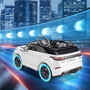 EastVita Kids 12V Ride on Cars (Licensed Land Rover) Ride on Electric Toys with Parent Remote Control, MP3 Player, Rocking, Pull Rod for Kids 3 Age+