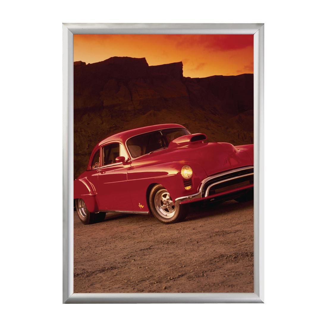 SECO Snap Affiche Cadre Cas, 11 x 14 pouces, Argent