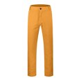 thumbnail image 4 of Fgnfyis Men's Solid Color Skinny Casual Pants Seasonal Belted Drawstring Pants Men Pants Yellow L, 4 of 7