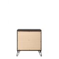 thumbnail image 2 of Bowery Hill Transitional 2 Drawer Nightstand in Dark Merlot, 2 of 4