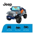 thumbnail image 4 of Vehículo Montable Fisher Price Power Wheels Hot Wheels Jeep Wrangler 6V, 4 of 4