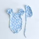 thumbnail image 2 of Odeerbi 2-24 Meses Traje de Baño de Una Sola Pieza Para Niñas Con Sombrero de Sol Traje de Baño de Verano Con Impresión Linda, 2 of 5