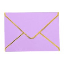 10 Pack #10 Business Envelopes with Gold Border, Self Seal Standard Envelopes with Gold Stickers for Office, Checks, Letter Mailing, Invoices