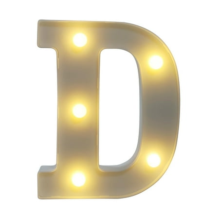 

WOXINDA LED Letter Lights Light Up Letters Standing Hanging Warm Wihte Light
