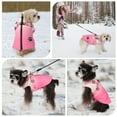 thumbnail image 7 of Pet Dog Coat with Harness Winter Dog Coat Fleece Dog Jacket Waterproof Zipper Dog Jacket Puppy Small Dog Clothes Dog Coat, 7 of 7