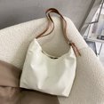 thumbnail image 5 of Bolso simple de tela Oxford para mujer, bolso de hombro de gran capacidad de color (blanco), 5 of 5