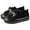 Black, variant on 2024 Moccasin Slippers Ladies Casual Shoes Dressy Low Shoes Muffin Bottom Set Foot Fleece Single Shoes Thick Bottom Non-Slip Sports Leisure Black