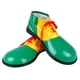 thumbnail image 1 of BRIGHTFUFU 1 par de zapatos de payaso de halloween botas vestido comedia unisex para adultos disfraces disfraces fiesta eventos suministros (verde), 1 of 7