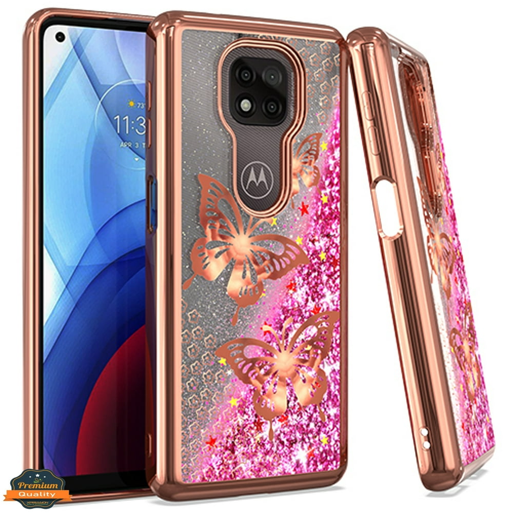 Xpression Case for Motorola Moto G Play 2021 Quicksand Liquid Glitter