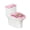 Owl Heart, variant on HELLHERO Pack of 2 Toilet Dust Cover Set for Modern Bathrooms Pickle Can and Slice Pattern Soft Toilet Top Cover Set Elastic Edge