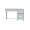 thumbnail image 3 of Bowery Hill Wood Gray Desk Rectangular 48" x 18" Unassembled, 3 of 20