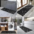 thumbnail image 2 of Black White Gothic Dreamcatcher Moon Star Pattern Kitchen Rug Mat,Kitchen Runner Rugs Non Skid Washable,Decorative Kitchen Floor Mats for Kitchen,Sink,Laundry,17"X47", 2 of 5