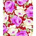 thumbnail image 3 of Chiffon Printed Mid Summer Night Floral Rose Sheer Fabric for Dresses & DIY Decor (BLACK/GREY/YELLOW, HalfaYard), 3 of 6