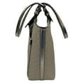 thumbnail image 3 of Michael Kors Jet Set White Silver PVC Double Pocket Tote, 3 of 7
