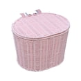 thumbnail image 4 of Cesta para bicicleta,Cesta de bicicleta con decoración de carga delantera desmontable,Organizador de cestas de almacenamiento versátil con tapa,Cesta de bicicleta portátil de fácil, 4 of 9