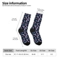 thumbnail image 6 of Uemuo Love Butterflies Pattern Women's Crew Socks, Soft Durable Breathable Moisture-Wicking with Odor Control Cotton socks, 6 of 9