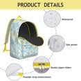 thumbnail image 4 of Beautifully Designed Sunflower Backpack with Tech Compartment, Ideal for School and Career Needs, Comfortable Carry, Recognition Gift, 4 of 5