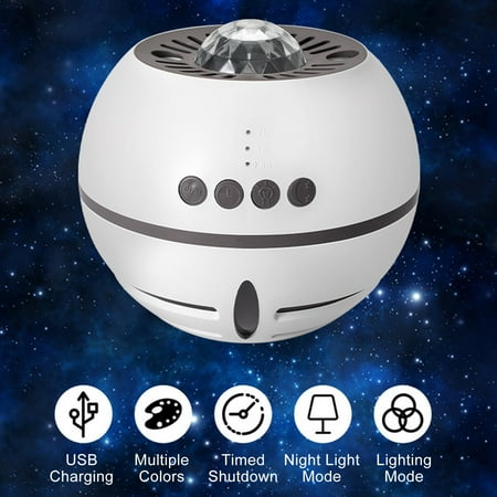 

Suiluo Nebula Starlight USB Rotating Ocean Romantic Projection Light Led Timing Sleeping Light