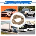 thumbnail image 2 of Unique Bargains 1 Pc Car Heater Duct Pipe 42mm ID 300cm Max L Warm Air Ducting Hose Car Truck RV Bus Van Boat Aluminum Foil Brown, 2 of 6