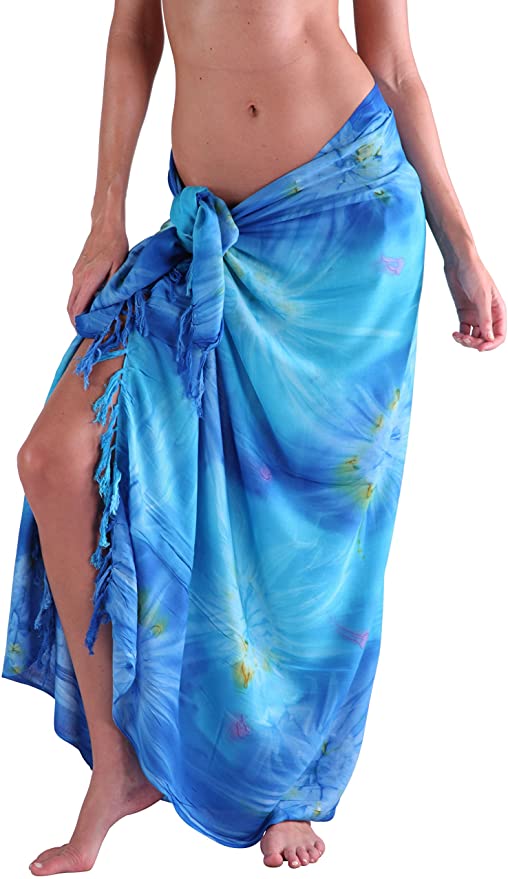 Swimwear Batik Sarong Wrap Pareo Beach Sarong Womens Clothing Black Sarong ~ Beach Cover Up Black /& Teal Beach Sarong Long Wrap Skirt