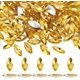 thumbnail image 1 of 100 diamantes de imitación con forma de ojo de caballo (15 x 7 mm), piedras preciosas de cristal de citrino con punta para manualidades, vestidos, disfraces y decoración., 1 of 9