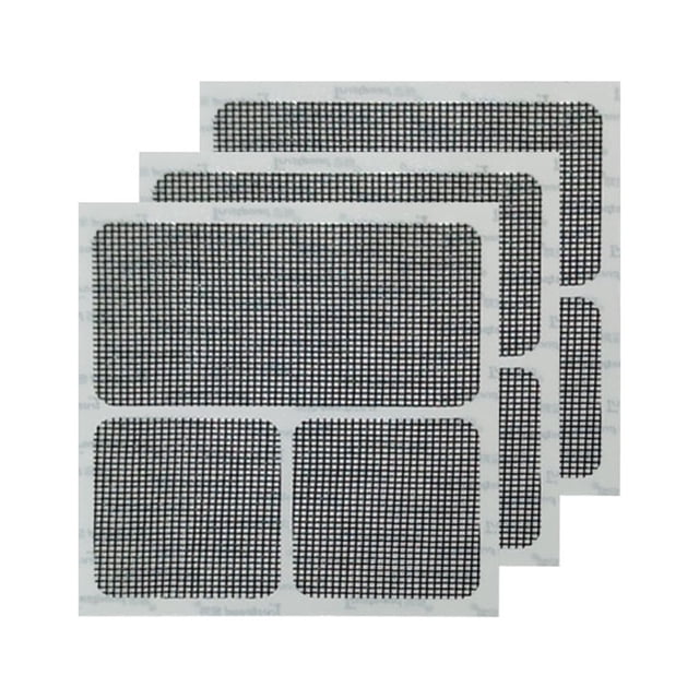 Eigraketly Parche de pantalla de ventana Pegatinas impermeables Malla Parches de reparación de agujeros rotos Pantallas de cortina de puerta Type1 NO1