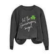 thumbnail image 4 of Luxalzxs St Patricks Day Outfits for Women, Long Sleeve Shirts for Women Lightweight Crewneck Loose St. Patrick's Day Print Tops Sweatshirts, 4 of 4