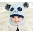 thumbnail image 2 of Costyle Baby Toddler Winter Warm Cute Beanie Hat and Scarf Sets Panda Plush Cap for Boys Girls Kids Gift, 2 of 7