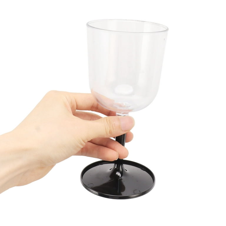Travel Wine Glasses, Beautiful Clear Safe Keeps Drinks Cool Shatterproof  Portable Collapsible Wine Glass For Camping Black 
