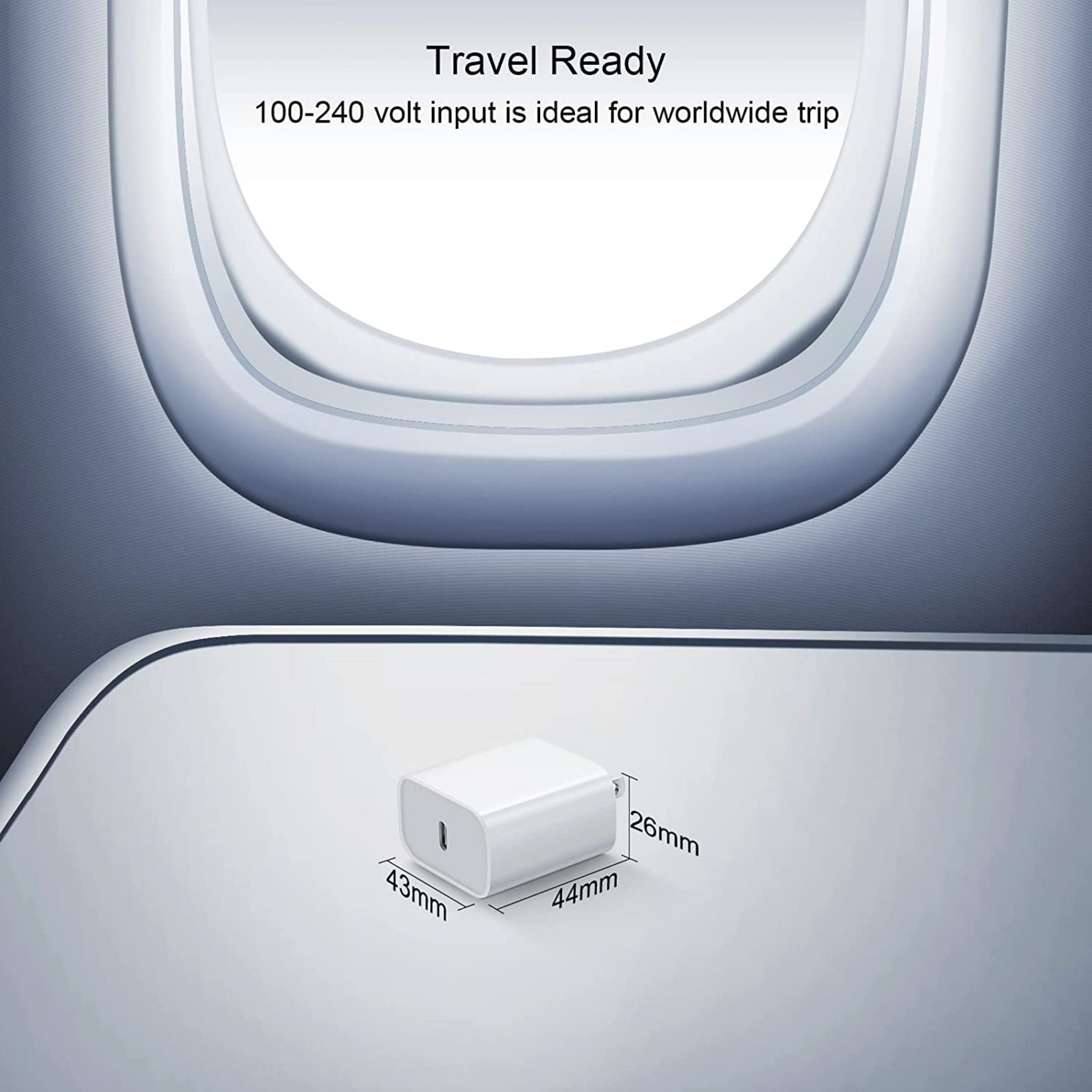 2 Pack USB C Wall Charger-Block 20W PD Power Adapter Compatible with iPhone 13/13 Mini/13 Pro/13 Pro Max/12/11 iPad Pro/Mini Google Pixel 4/3 Samsung Galaxy S20 S10 and More