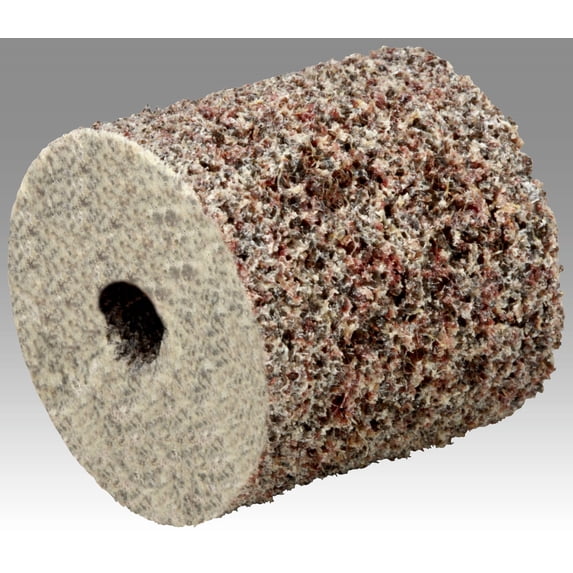 Scotch-Brite EXL Unitized Wheel, 1 in x 1/8 in x 1/8 in 6A MED, 100 per case