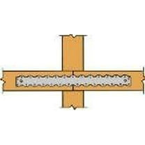 Simpson Strong-Tie 23.31 in. H x 2.06 in. W 16 Ga. Galvanized Steel Strap