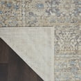 thumbnail image 5 of Nourison Silken Weave Floral Ivory Blue 7'10" x 10'2" Area Rug, (8x10), 5 of 8
