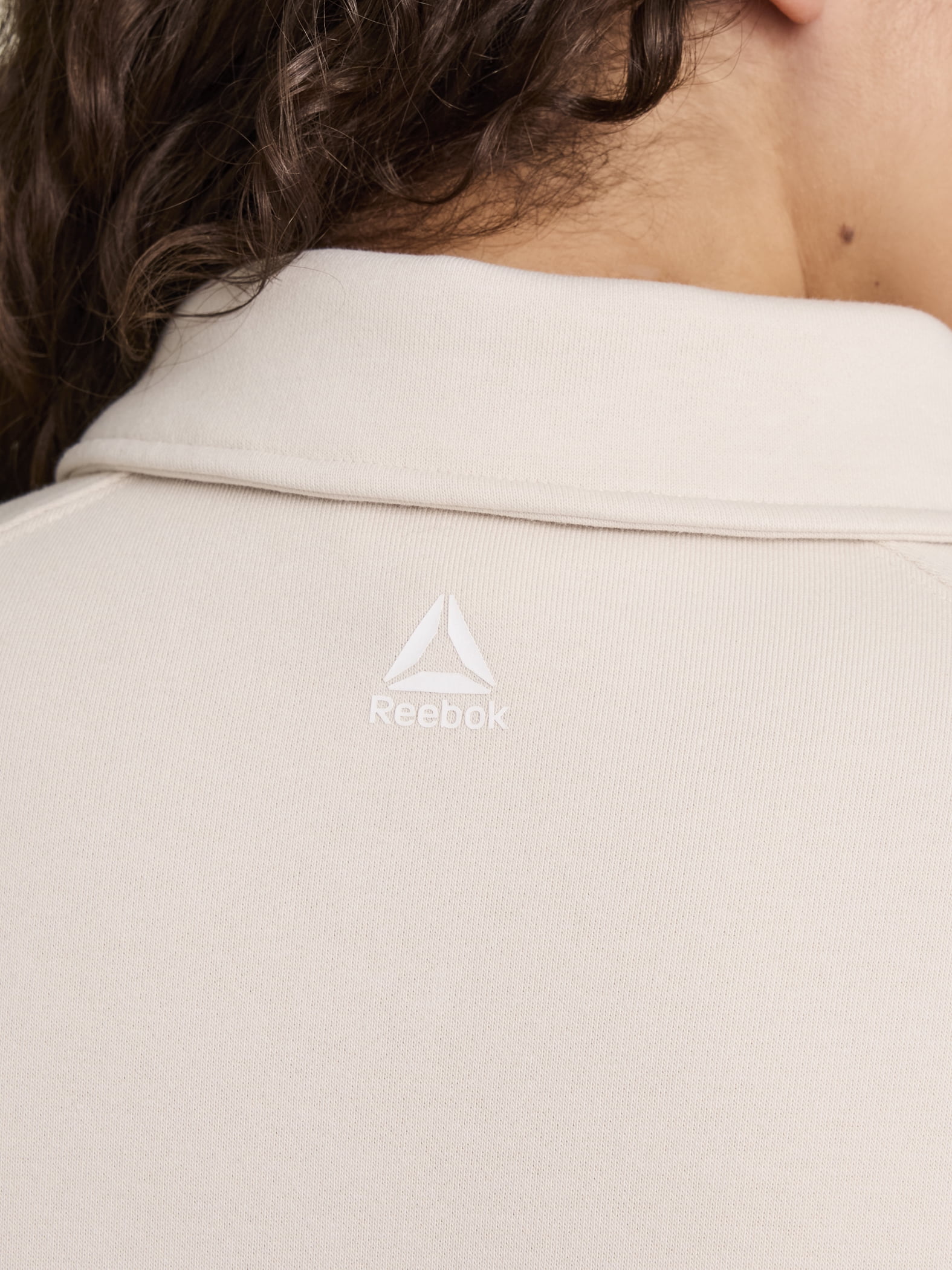 Reebok Women's and Women's Plus All Seasons Oversize Polo Sweatshirt, Sizes XS-4X