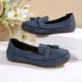 thumbnail image 4 of HTHLVMD Women's Tassel Loafers, Slip On Moccasins, Casual Driving Shoes, Women's Walking Shoes Casual Tennis Slip On Sneakers Lightweight Comfortable Fashion Shoes for Women, Navy 5, 4 of 5