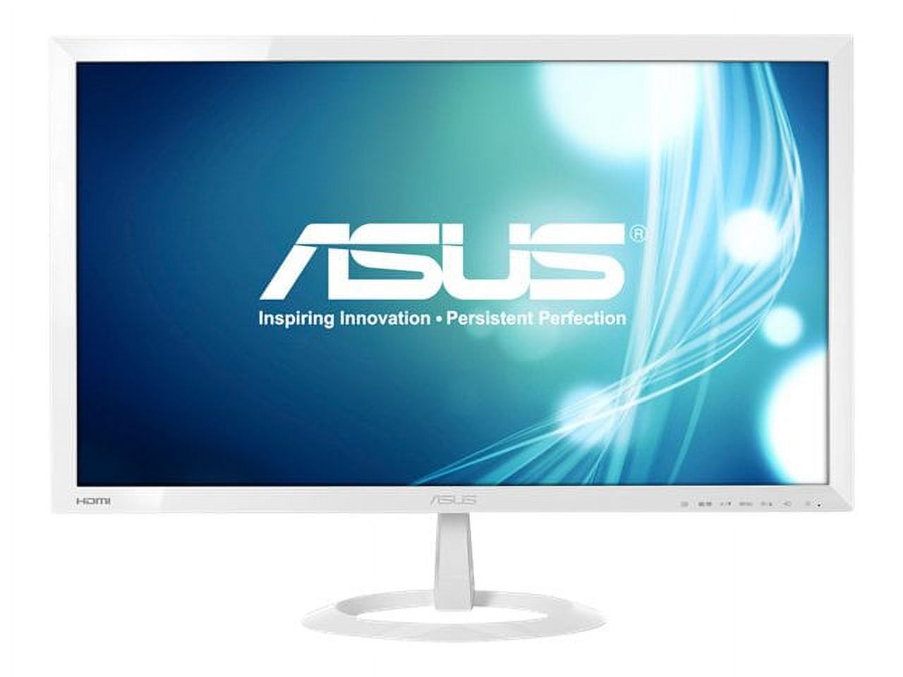 ASUS VX238H-W - LED monitor - 23" - 1920 x 1080 Full HD (1080p) - TN - 250 cd/m������ - 1000:1 - 1 ms - 2xHDMI, VGA - speakers - white - image 3 of 6